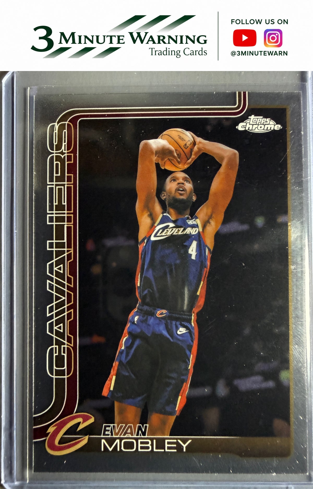 2025-26 Topps Chrome Update #25 Evan Mobley