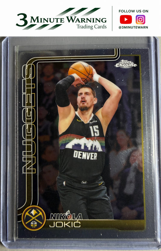 2025-26 Topps Chrome Update #12 Nikola Jokic