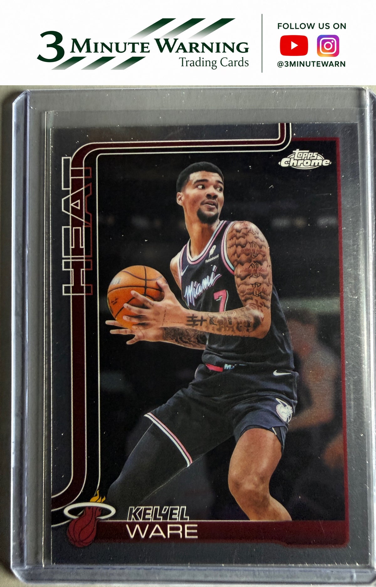 2025-26 Topps Chrome Update #112 Kel'el Ware