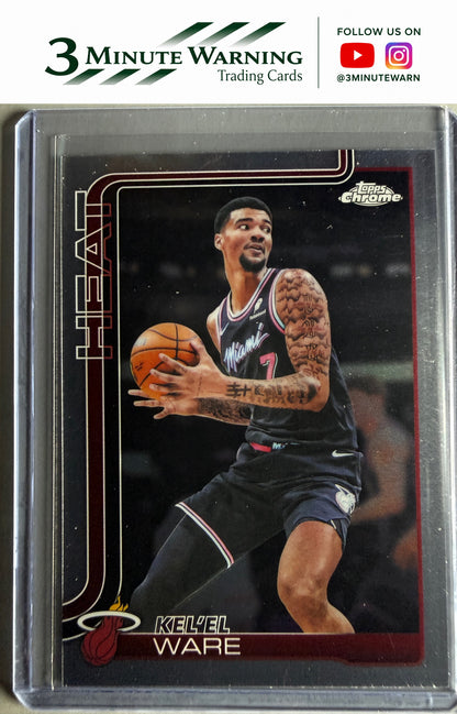 2025-26 Topps Chrome Update #112 Kel'el Ware