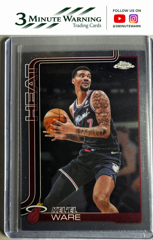 2025-26 Topps Chrome Update #112 Kel'el Ware