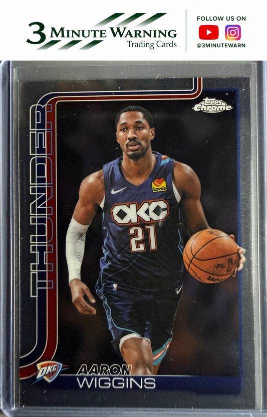 2025-26 Topps Chrome Update #132 Aaron Wiggins