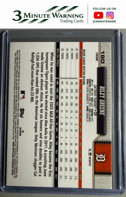 2026 Topps Chrome #180 Riley Greene