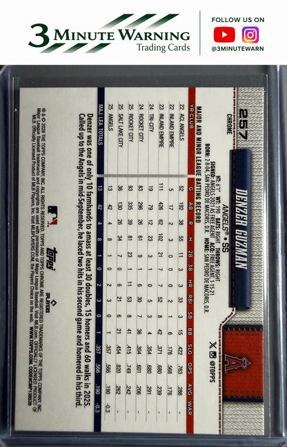 2026 Topps Chrome #257 Denzer Guzman