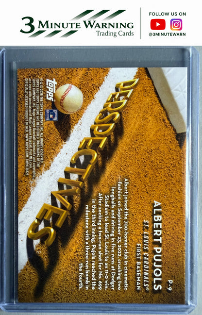 2026 Topps Chrome #P-9 Albert Pujols Perspectives