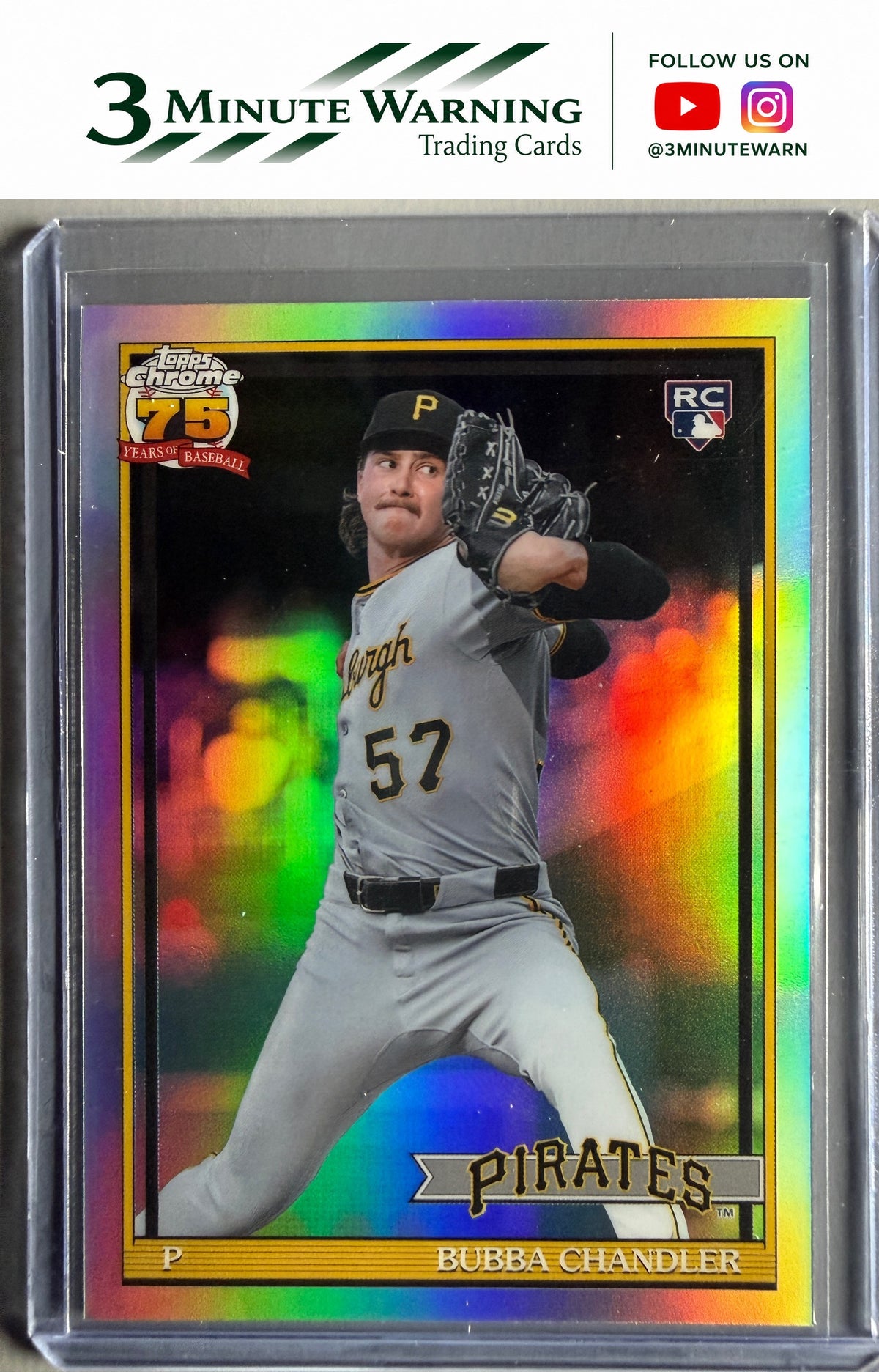 2026 Topps Chrome #91CB-18 Bubba Chandler 1991 Topps Baseball 35th Anniversary
