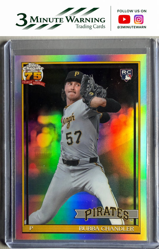 2026 Topps Chrome #91CB-18 Bubba Chandler 1991 Topps Baseball 35th Anniversary
