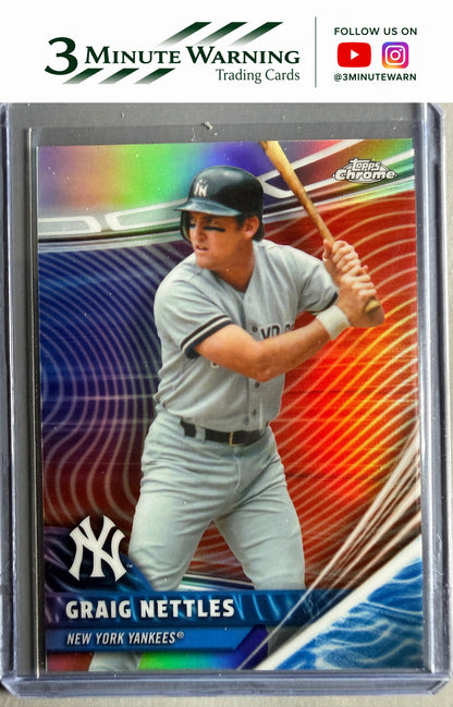 2026 Topps Chrome #RVA-10 Graig Nettles Chrome Rivals Away