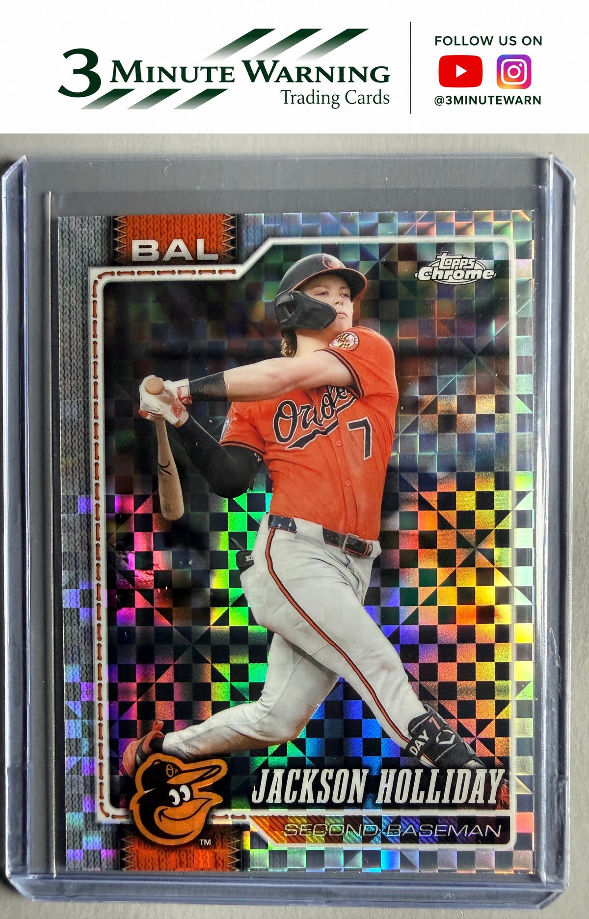 2026 Topps Chrome #136 Jackson Holliday X-Fractors