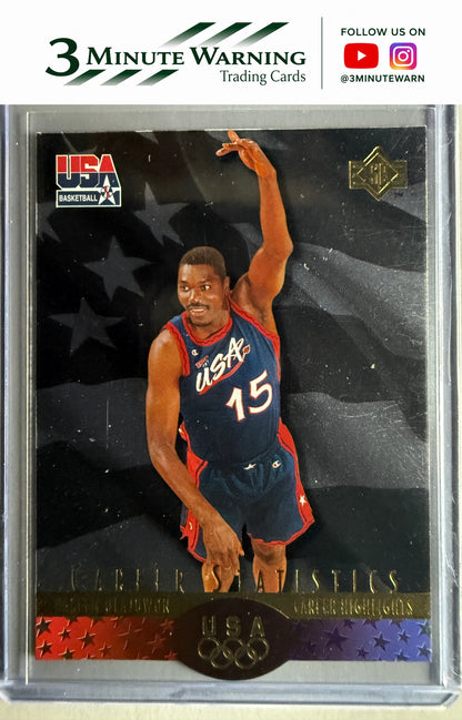1996 Upper Deck USA #S6 Hakeem Olajuwon SP Career Statistics
