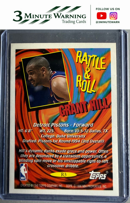 1995-96 Topps #R3 Grant Hill Rattle and Roll