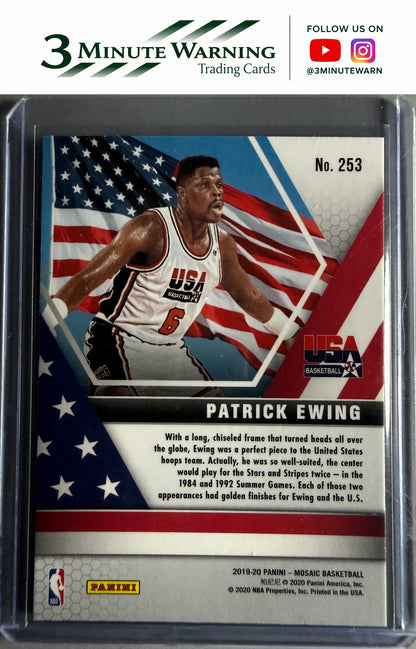 2019-20 Panini Mosaic #253 Patrick Ewing