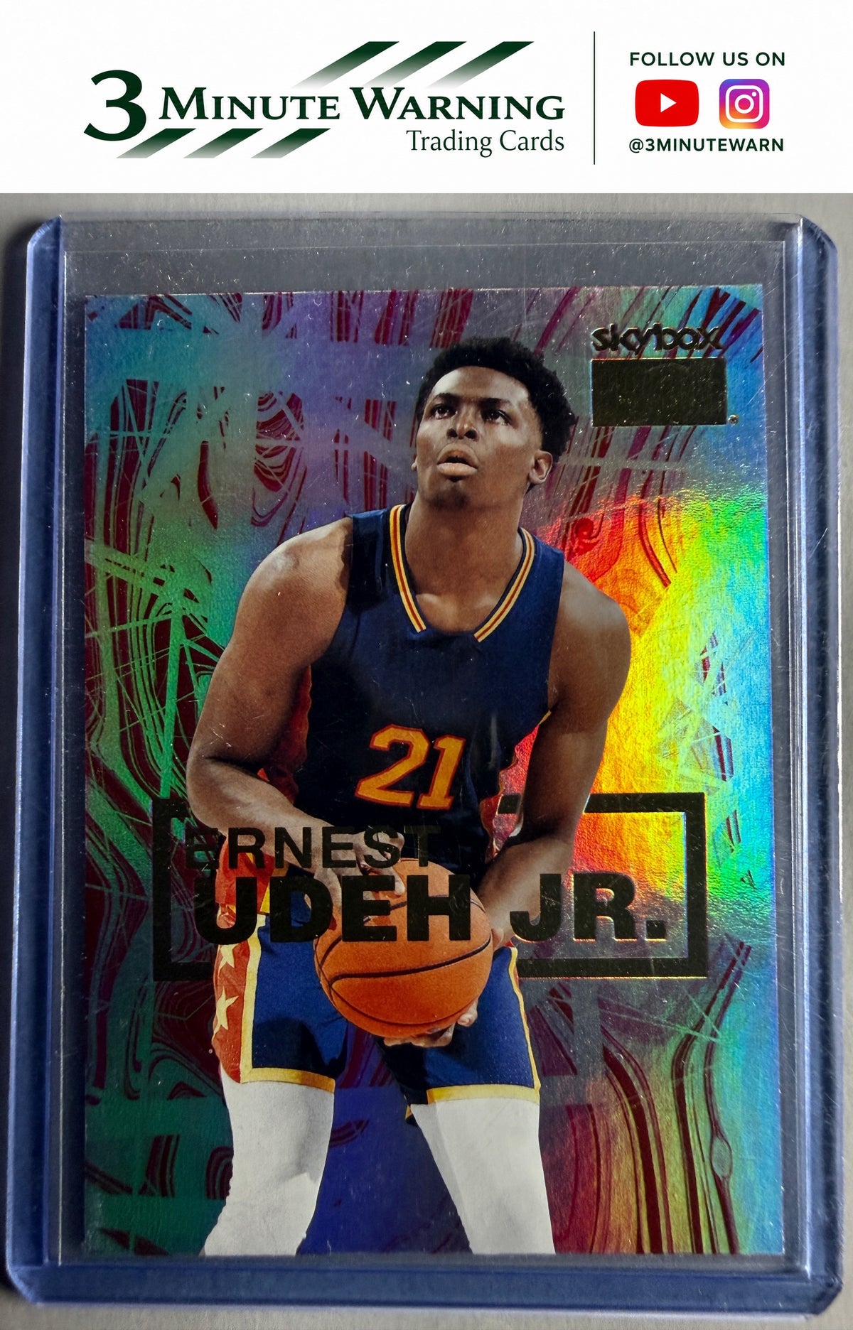 2023 SkyBox Metal Universe Champions #S-44 Ernest Udeh Jr. SkyBox Premium