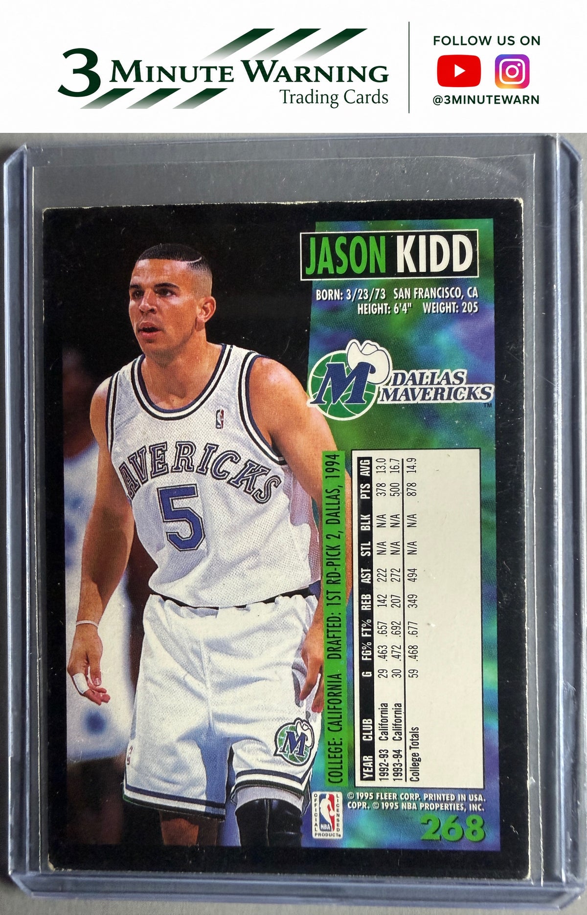 1994-95 Fleer #268 Jason Kidd