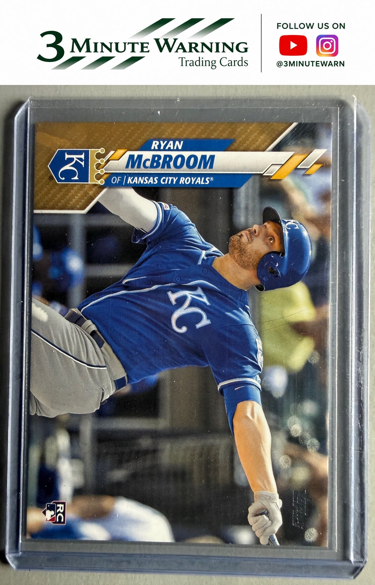 2020 Topps #671 Ryan McBroom Gold #/2020