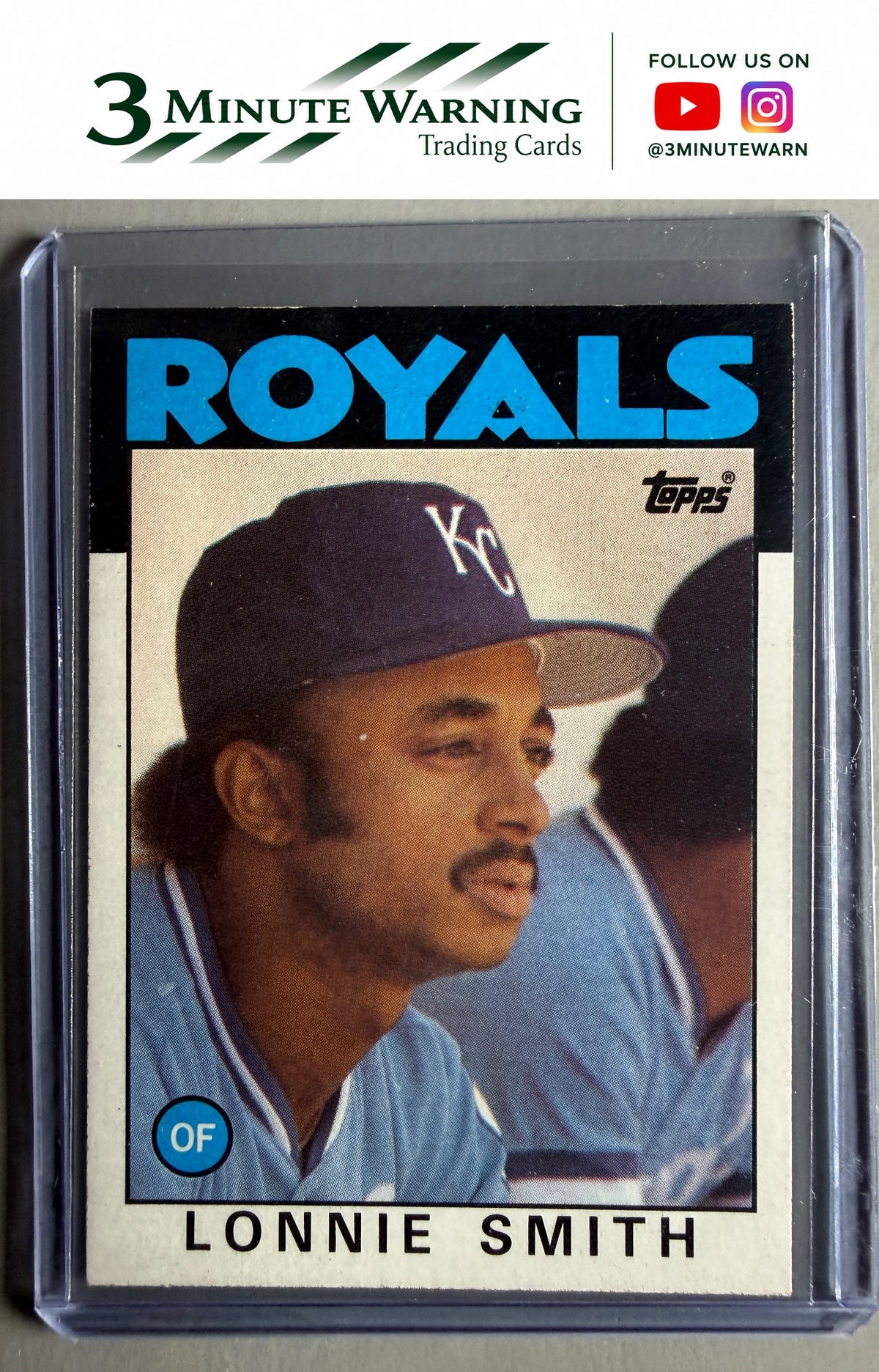 1986 Topps #617 Lonnie Smith