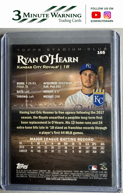 2019 Stadium Club #165 Ryan O'Hearn