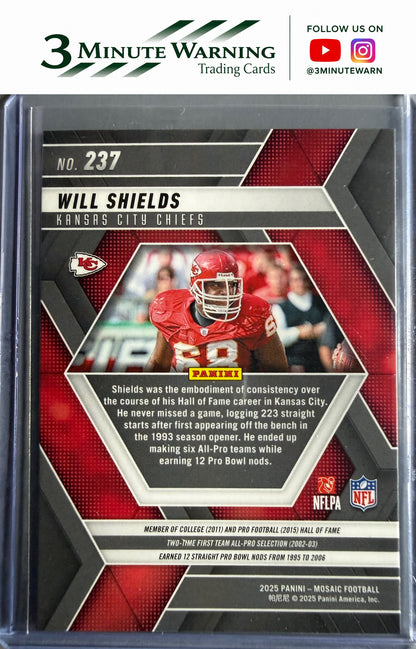 2025 Panini Mosaic #237 Will Shields