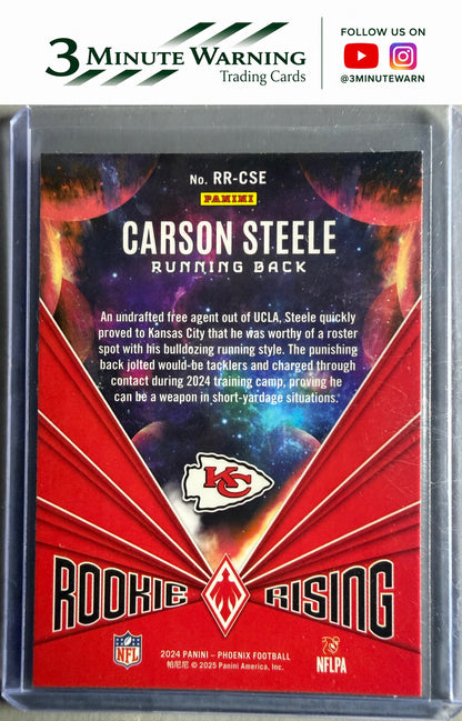 2024 Panini Phoenix #RR-CSE Carson Steele Rookie Rising Stars