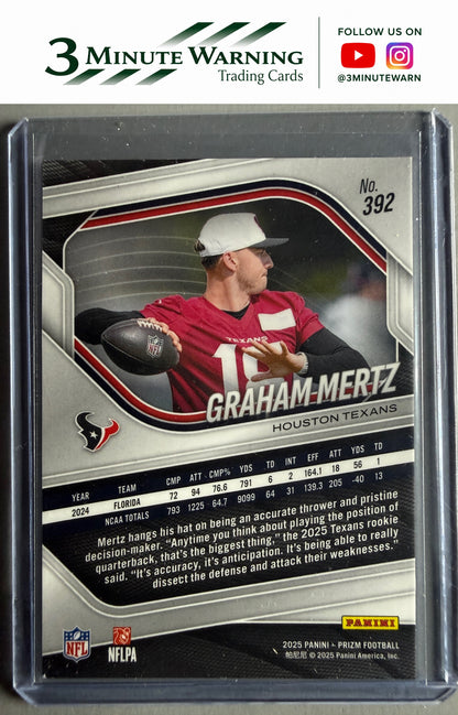 2025 Panini Prizm #392 Graham Mertz