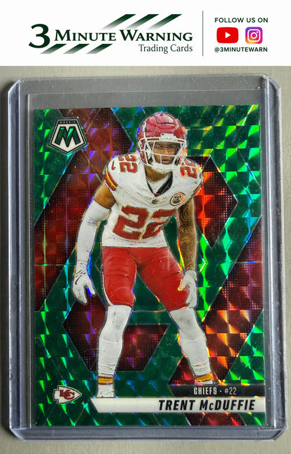 2025 Panini Mosaic #140 Trent McDuffie Mosaic Green