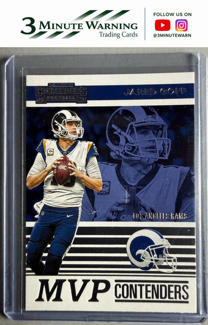 2019 Panini Contenders #MVP-JG Jared Goff MVP Contenders