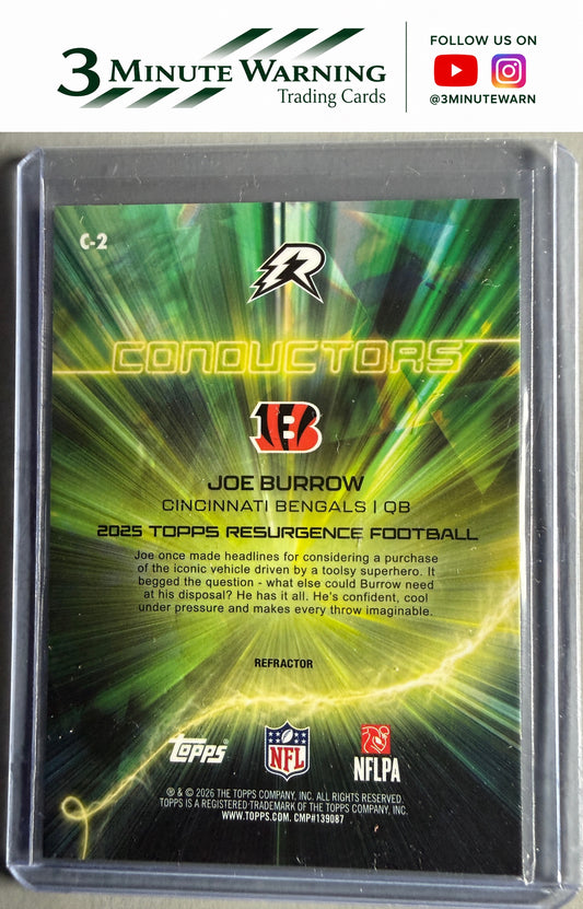 2025 Topps Resurgence #C-2 Joe Burrow Conductors