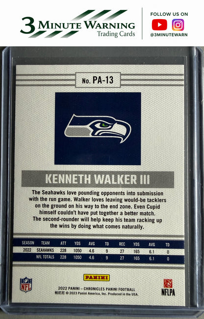2022 Panini Chronicles #PA-13 Kenneth Walker III Panini