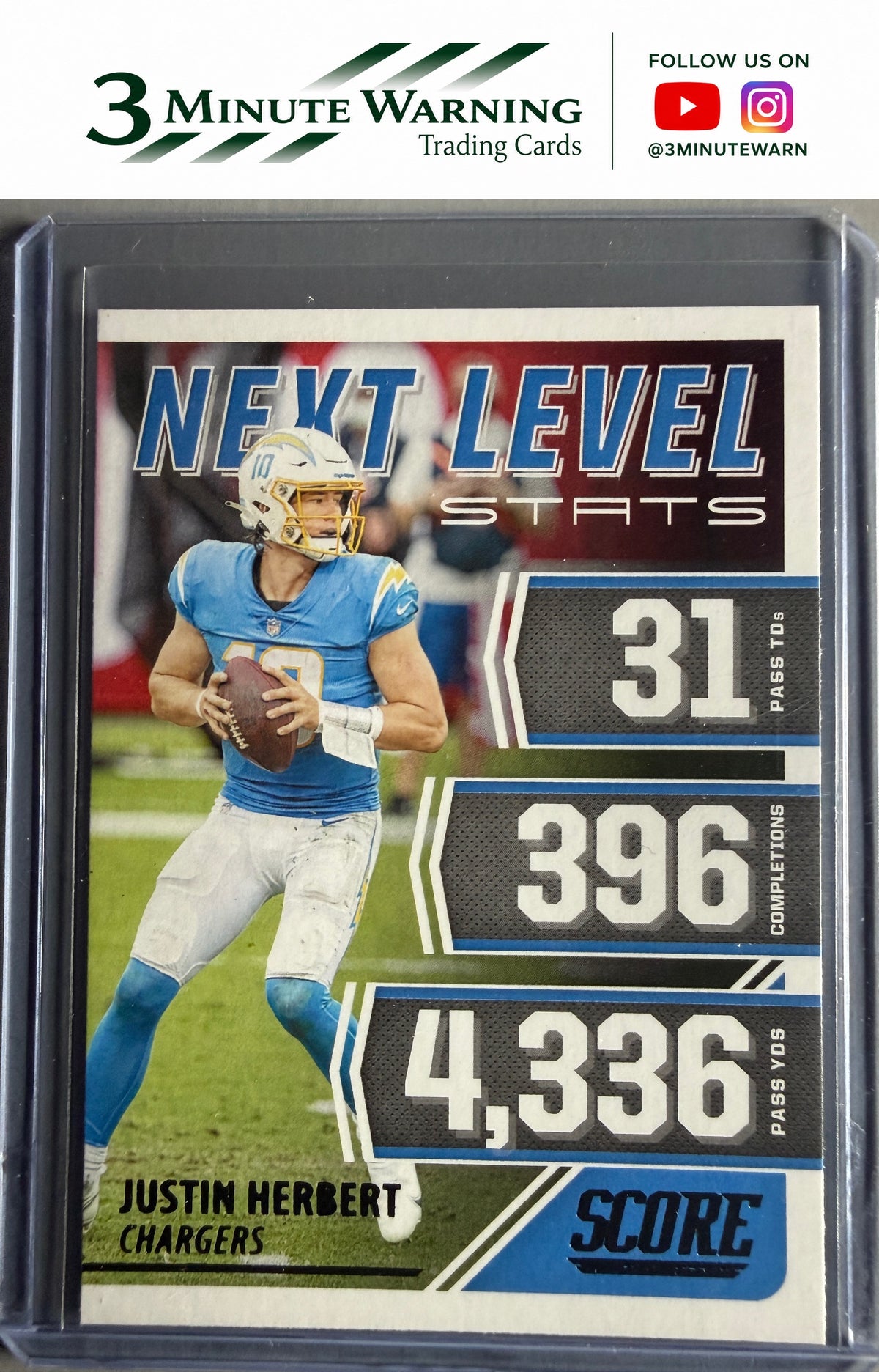 2021 Score #NL10 Justin Herbert Next Level Stats