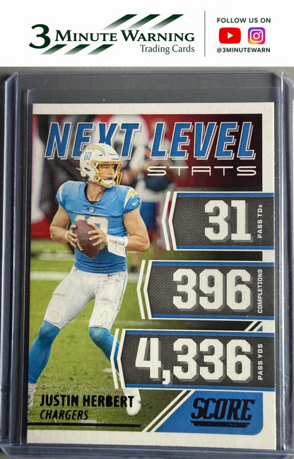 2021 Score #NL10 Justin Herbert Next Level Stats