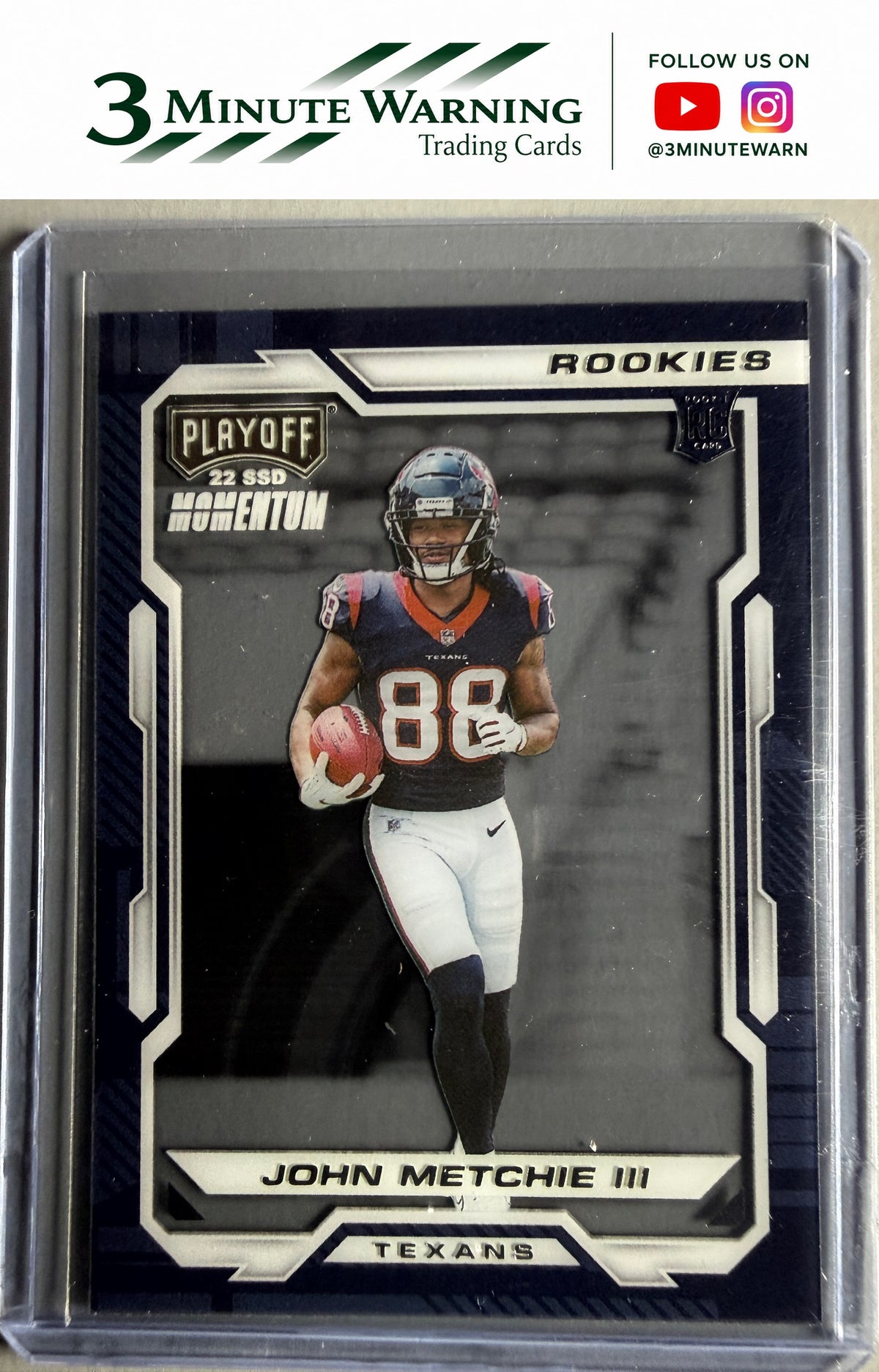 2022 Panini Chronicles #PMR-14 John Metchie III Playoff Momentum Rookies