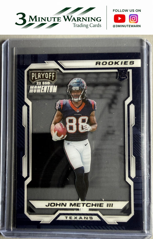 2022 Panini Chronicles #PMR-14 John Metchie III Playoff Momentum Rookies