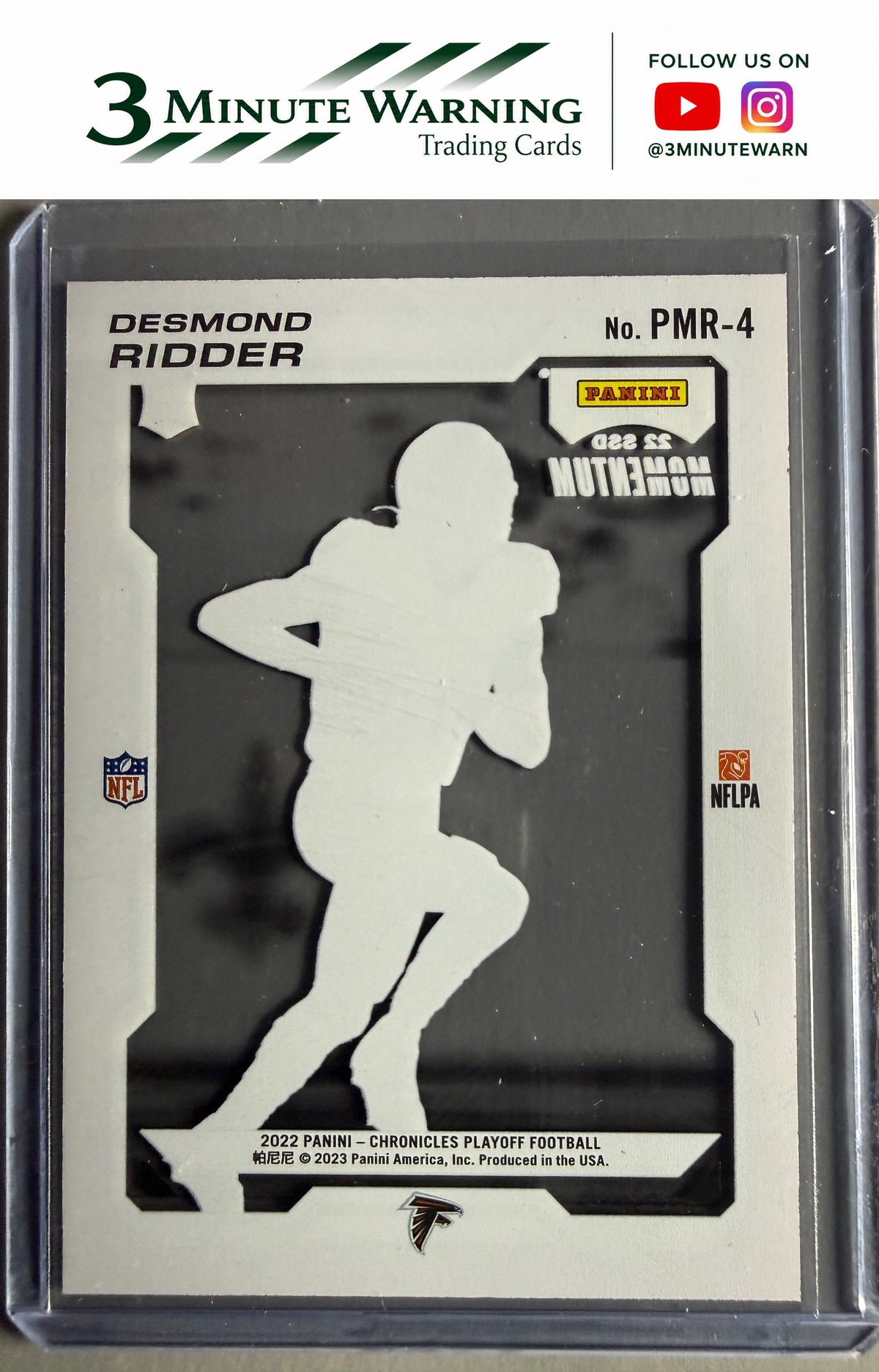 2022 Panini Chronicles #PMR-4 Desmond Ridder Playoff Momentum Rookies