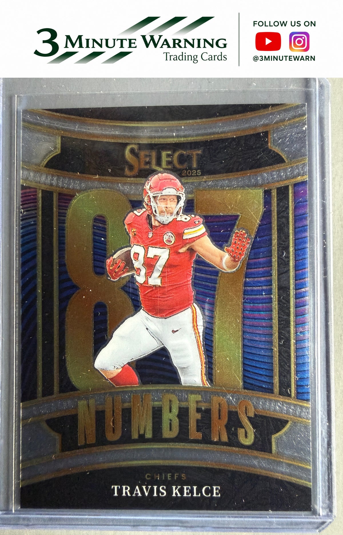 2025 Panini Select #10 Travis Kelce Select Numbers