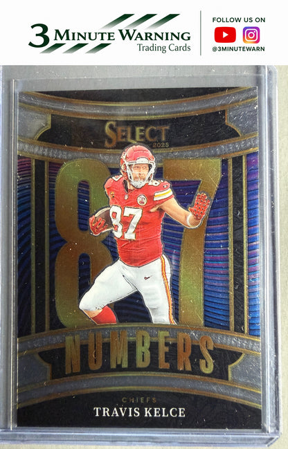 2025 Panini Select #10 Travis Kelce Select Numbers