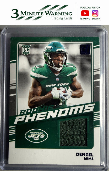 2020 Donruss #RP-DM Denzel Mims Rookie Phenom Jerseys