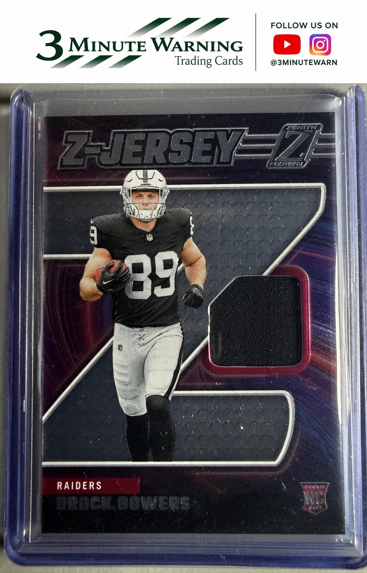 2024 Panini Zenith #ZJ5 Brock Bowers Z Jersey