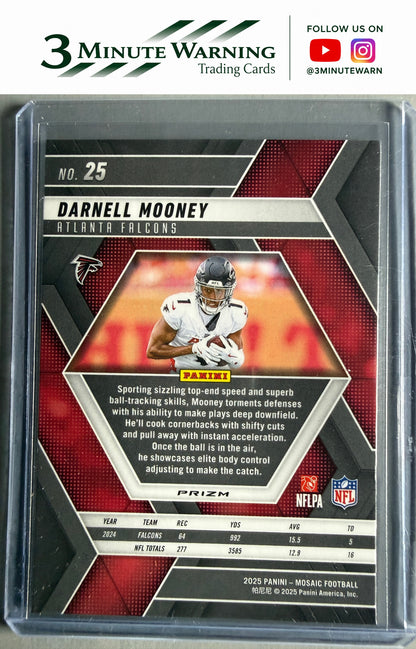 2025 Panini Mosaic #25 Darnell Mooney Mosaic Camo Pink