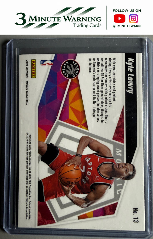 2019-20 Panini Mosaic #13 Kyle Lowry Give and Go