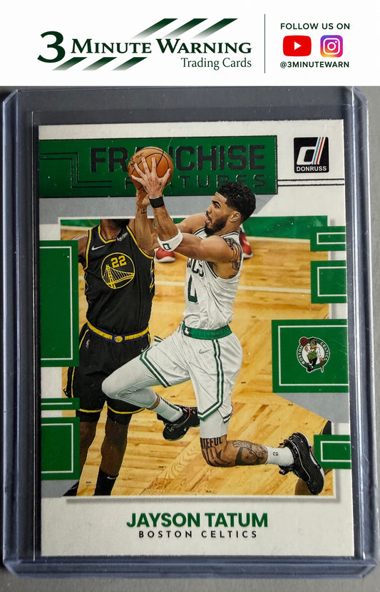 2022-23 Donruss #1 Jayson Tatum Franchise Features