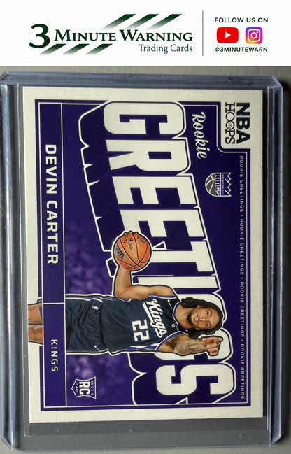 2024-25 Hoops #14 Devin Carter Rookie Greetings