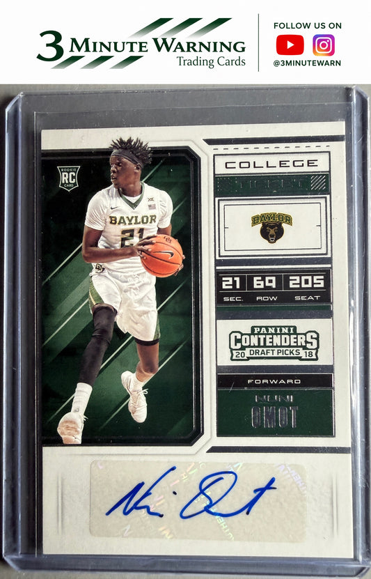 2018 Panini Contenders Draft Picks #118 Nuni Omot