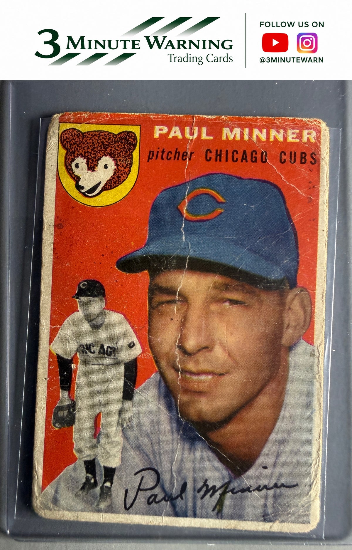 1954 Topps #28 Paul Minner
