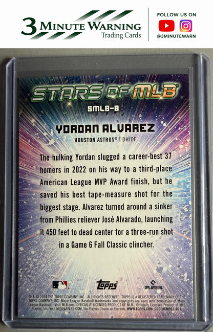 2024 Topps #SMLB-8 Yordan Alvarez Stars of MLB
