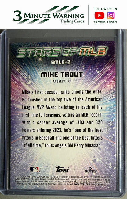 2024 Topps #SMLB-2 Mike Trout Stars of MLB
