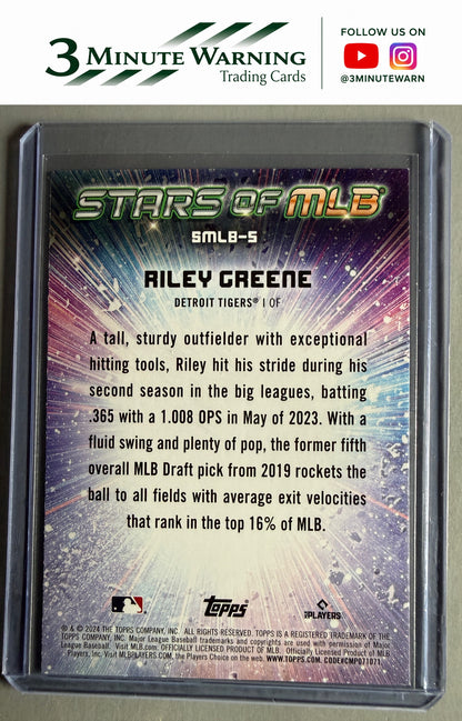 2024 Topps #SMLB-5 Riley Greene Stars of MLB
