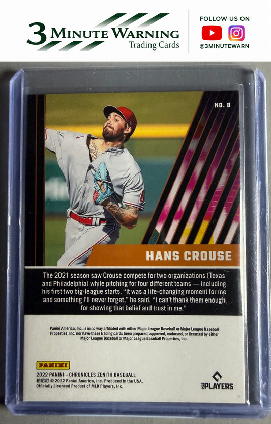 2022 Panini Chronicles #8 Hans Crouse Zenith