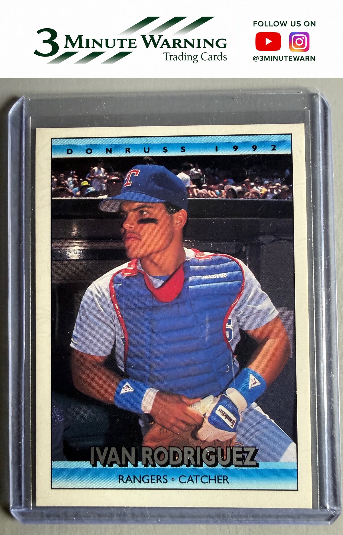 1992 Donruss #289b Ivan Rodriguez