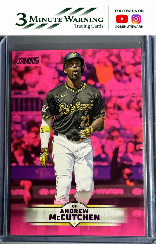 2025 Stadium Club #166 Andrew McCutchen Pink Foil