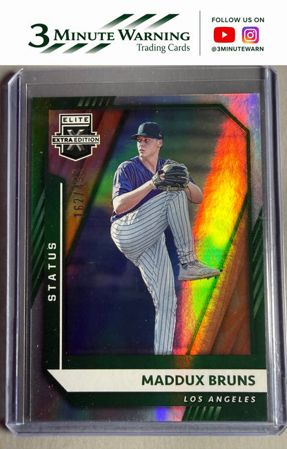 2021 Panini Elite Extra Edition #29 Maddux Bruns Status Green #/499